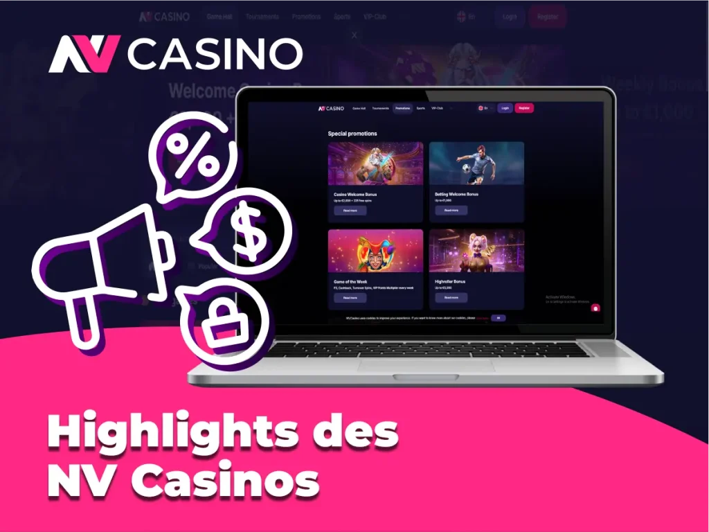 Highlights des NV Casinos